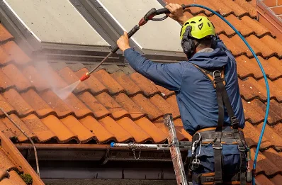 Démoussage et hydrofuge de toiture à Chambonchard